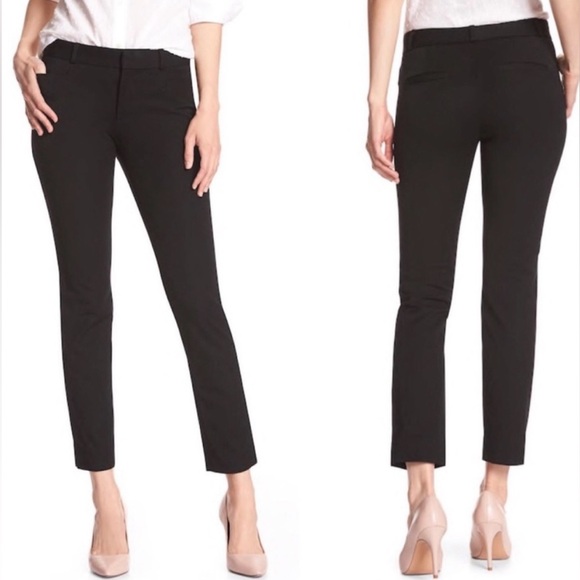 Banana Republic Pants - Banana Republic Women's Black Cropped Pants